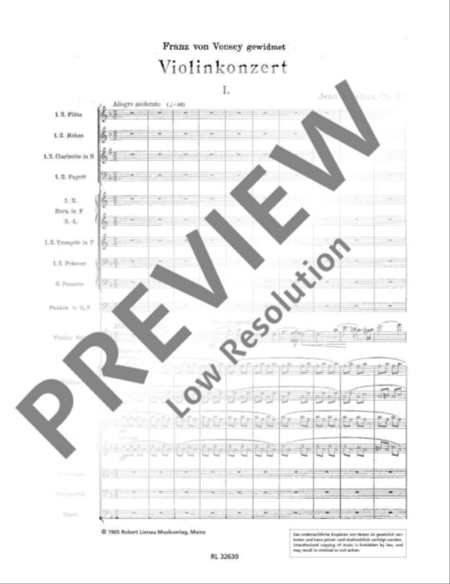 Concerto D minor Concerto D minor Orchestra scores gallery preview page 4