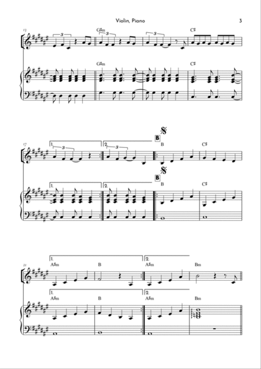 305 Violin Solo scores gallery preview page 3