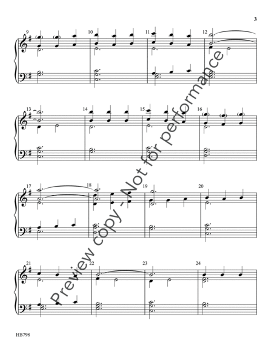 When I Survey the Wondrous Cross - Scholes 3-Octaves scores gallery preview page 3