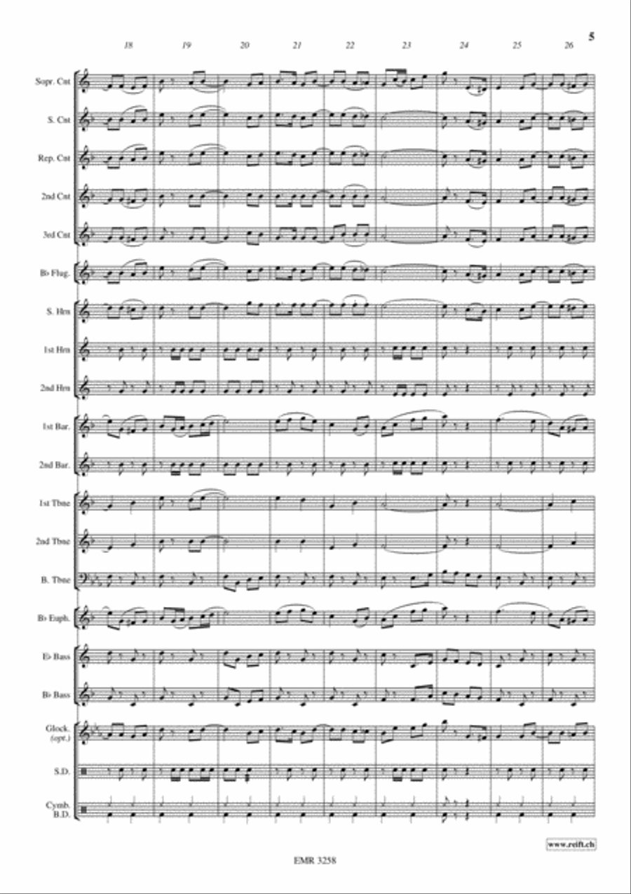 Rainbows Brass Band scores gallery preview page 6
