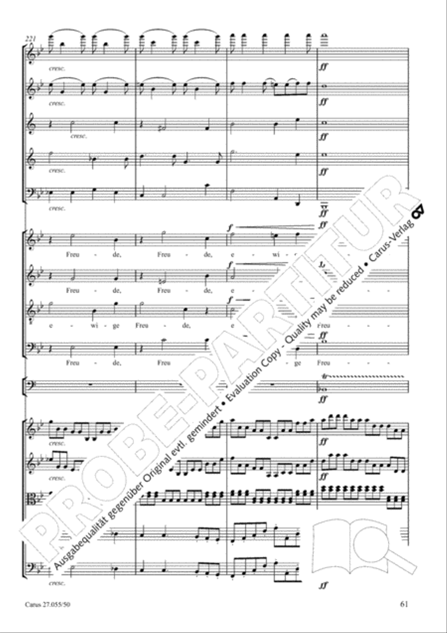 Ein Deutsches Requiem (German Requiem) 4-Part scores gallery preview page 68
