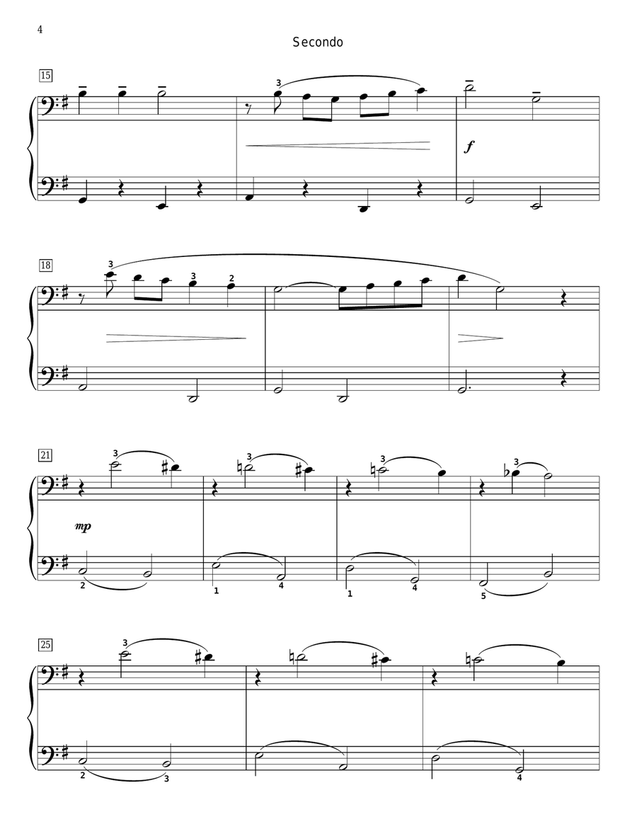 Heart And Soul Piano Duet scores gallery preview page 3