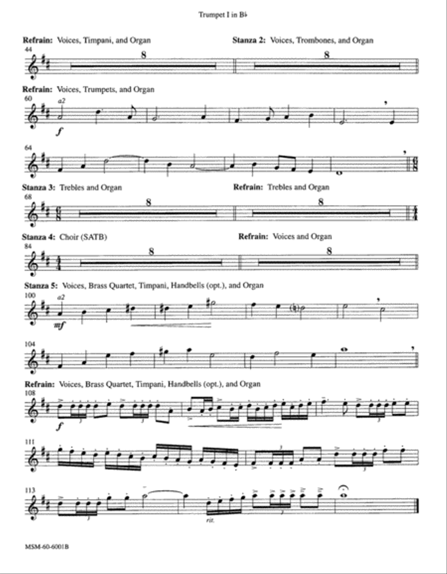 Lift High the Cross Choir scores gallery preview page 2