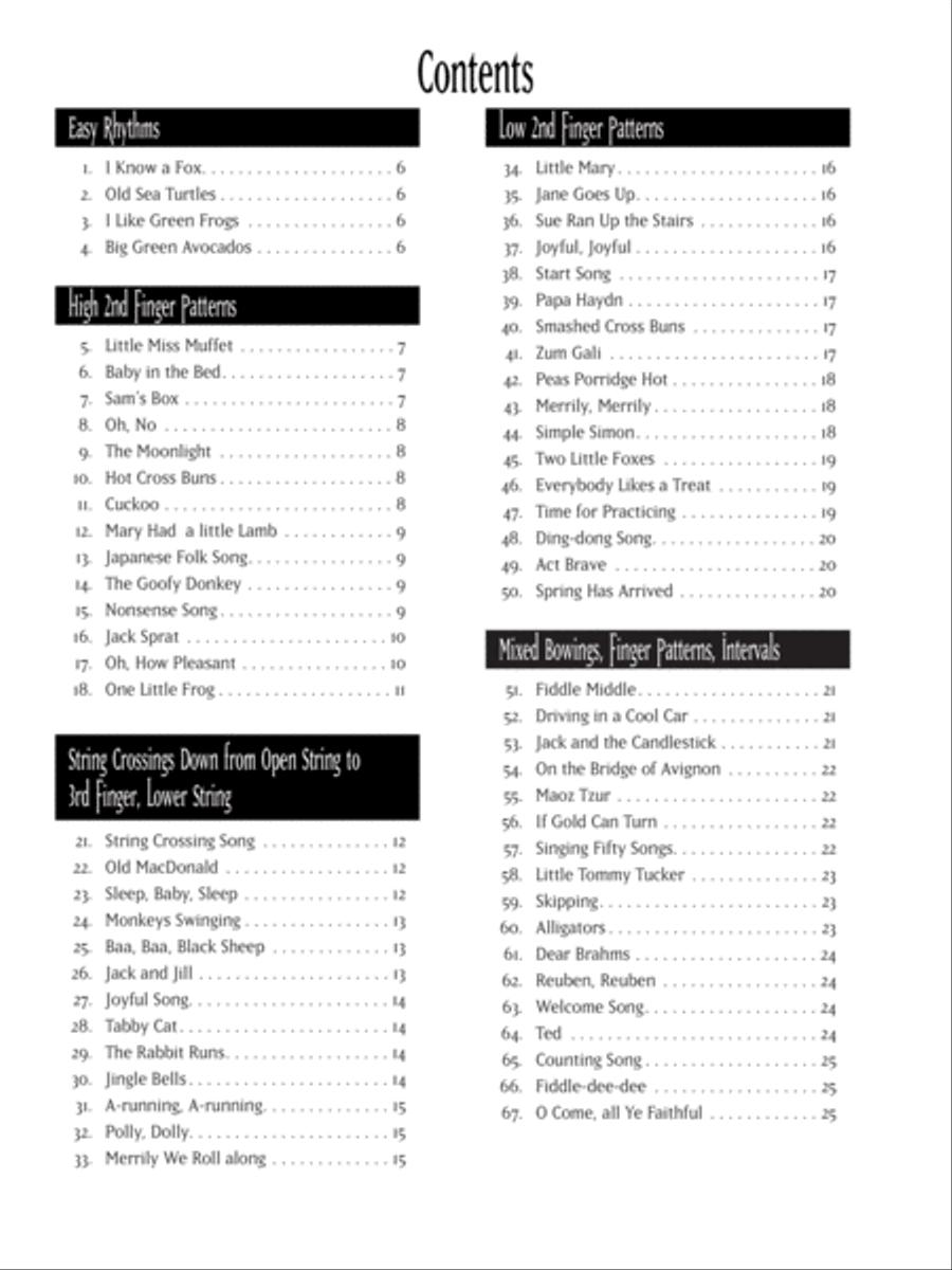 I Know a Fox With Dirty Socks - Violin Violin Solo scores gallery preview page 2