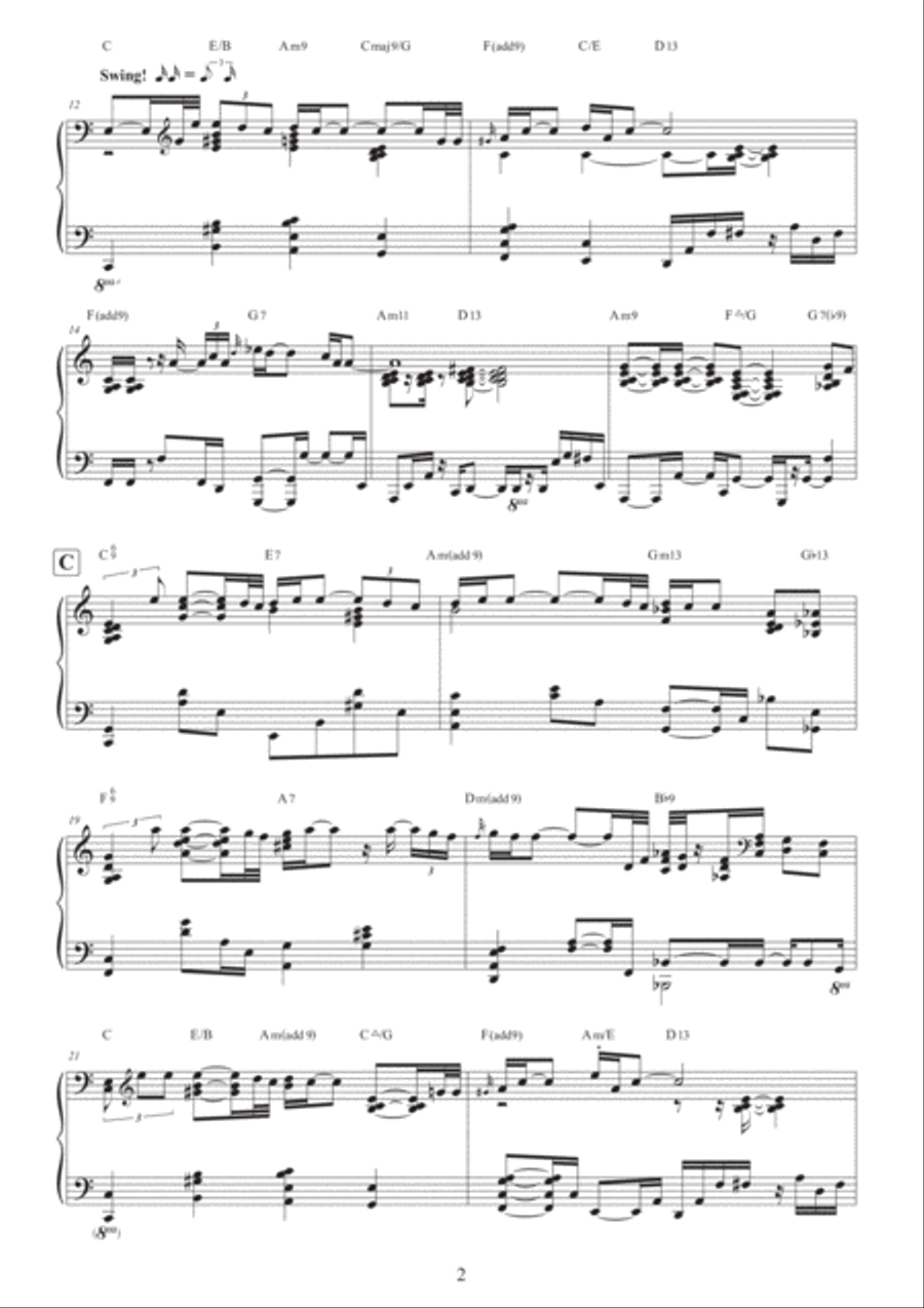 New York State Of Mind Piano Solo scores gallery preview page 2