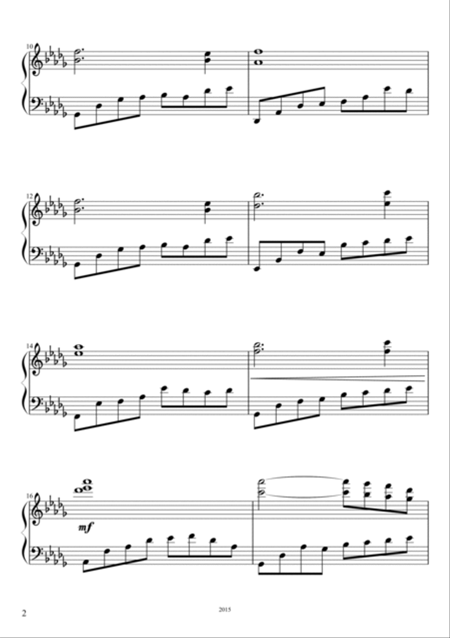 Suspiro Suspiro Piano Solo scores gallery preview page 2