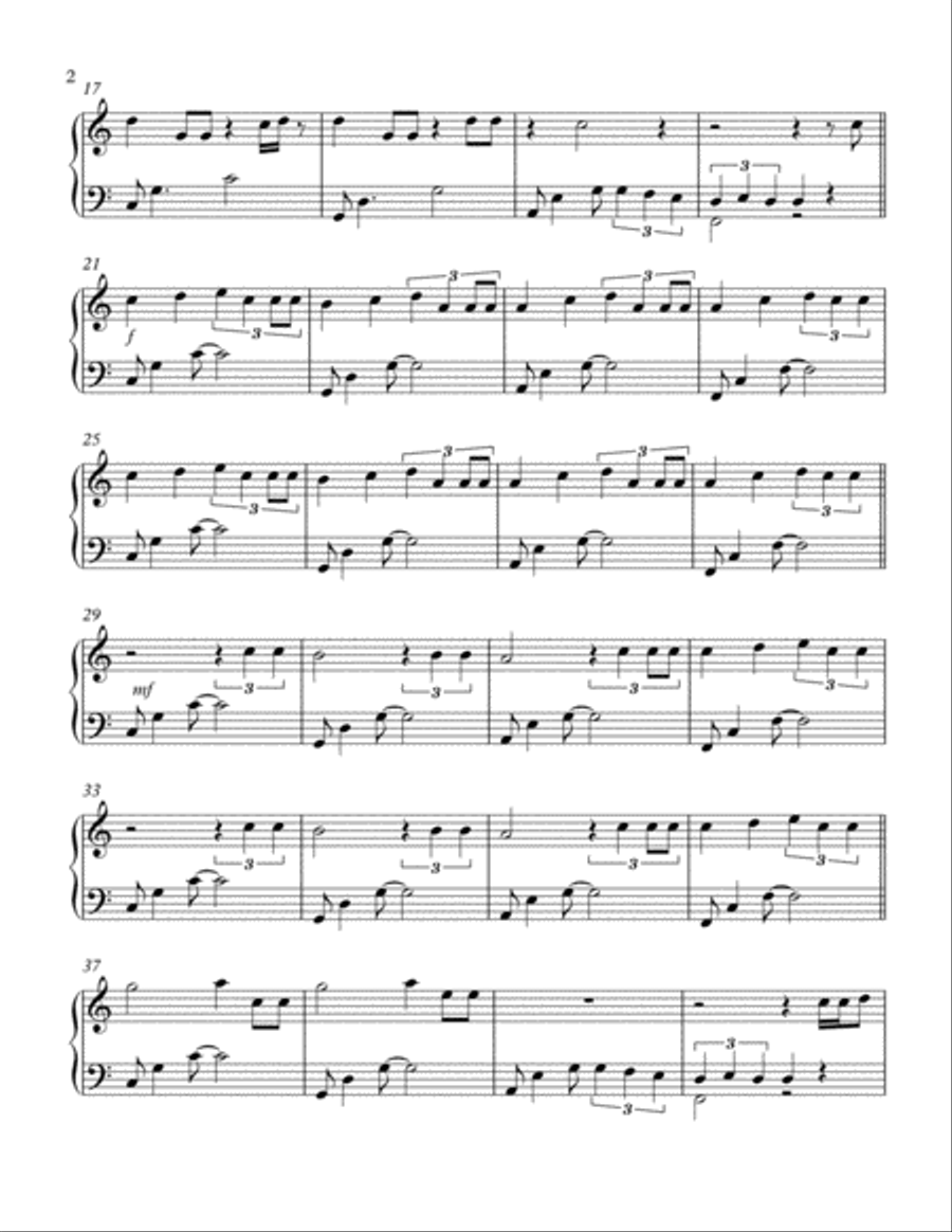 Girls Like You Piano Solo scores gallery preview page 3