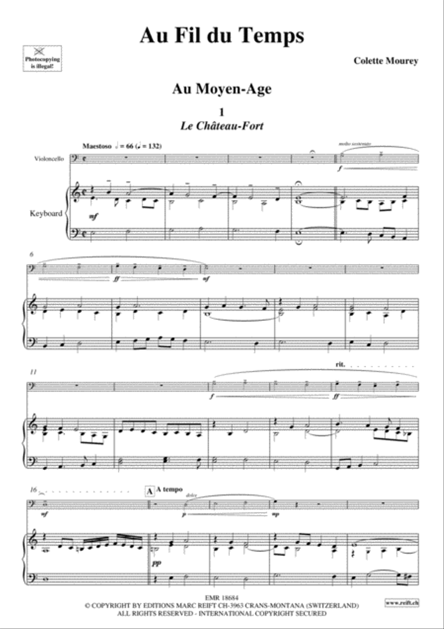 Au Fil Du Temps Au Fil Du Temps Piano Accompaniment scores gallery preview page 3