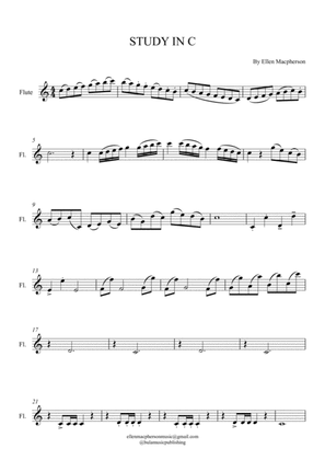 Flute Study in C