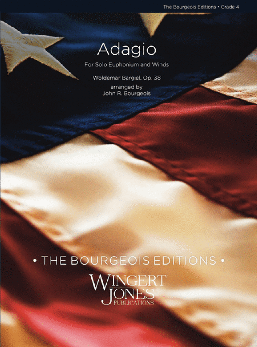 Adagio Solo Euphonium and Winds (Score) Concert Band scores gallery preview page 1