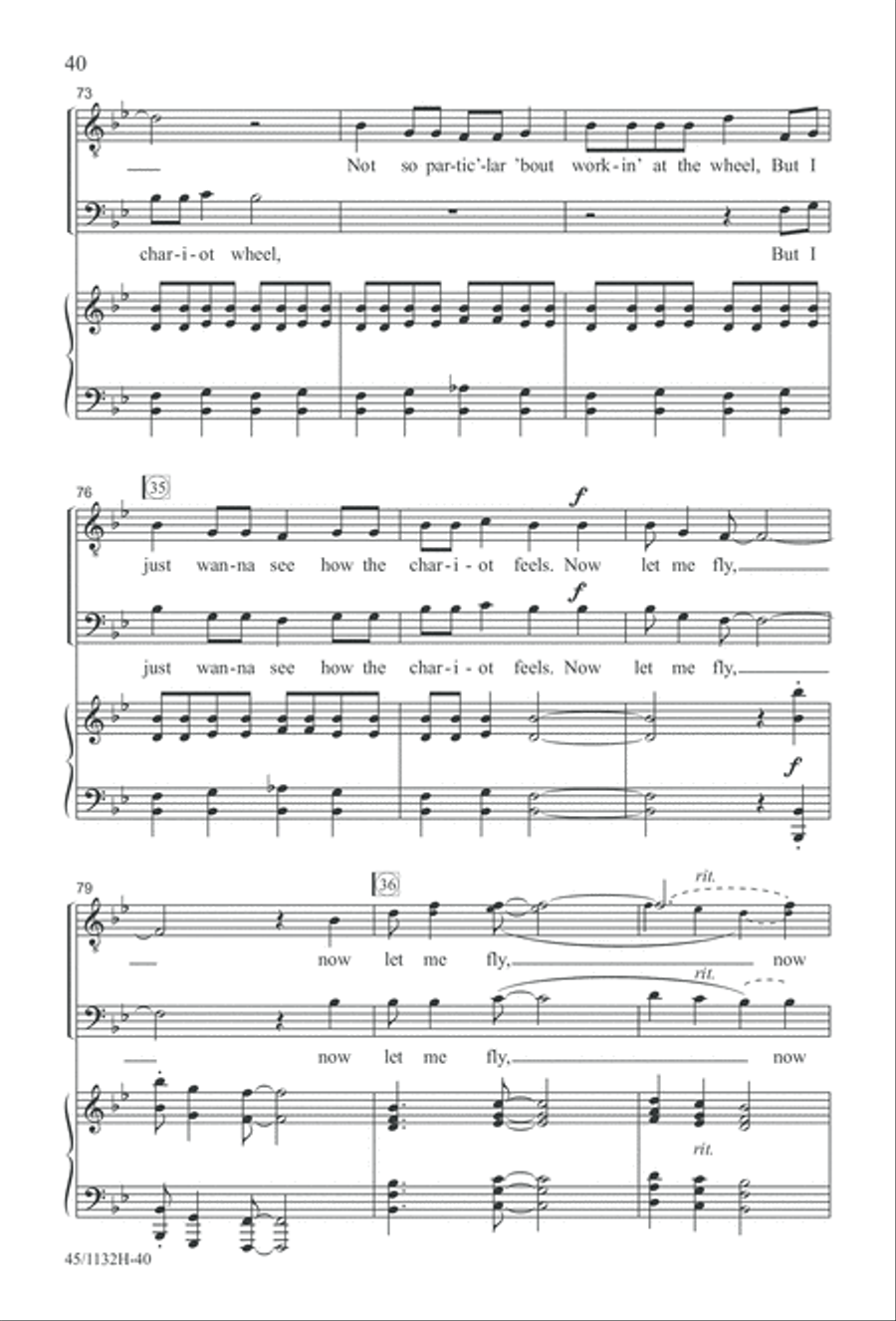 Singable Solutions for TB Choirs TB scores gallery preview page 40