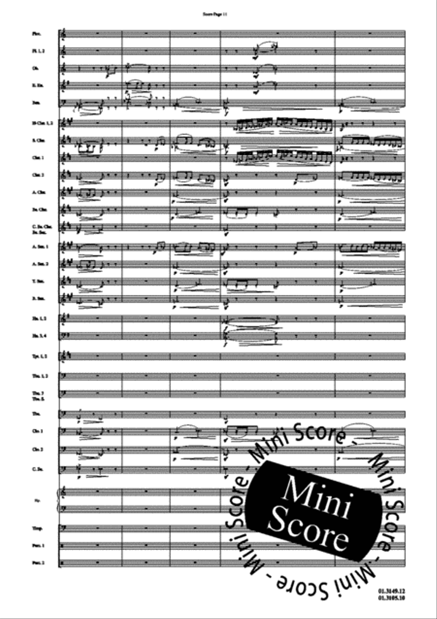 Scheherazade Concert Band scores gallery preview page 135