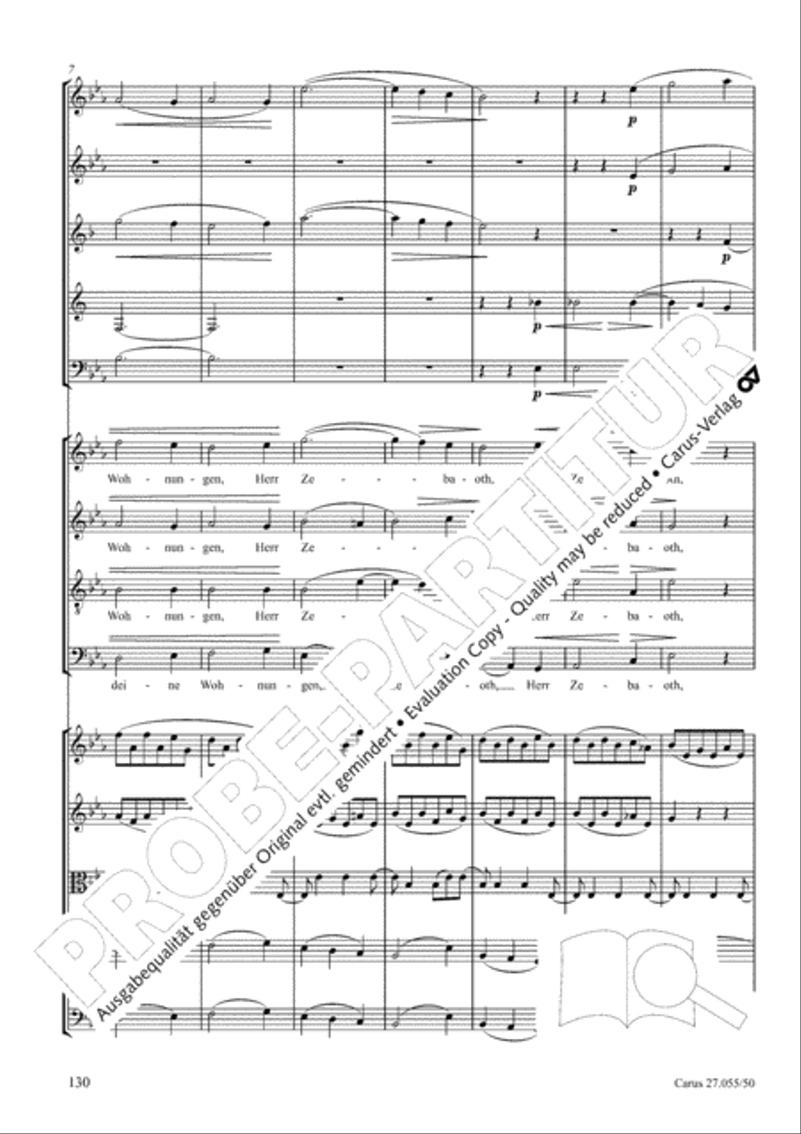 Ein Deutsches Requiem (German Requiem) 4-Part scores gallery preview page 137