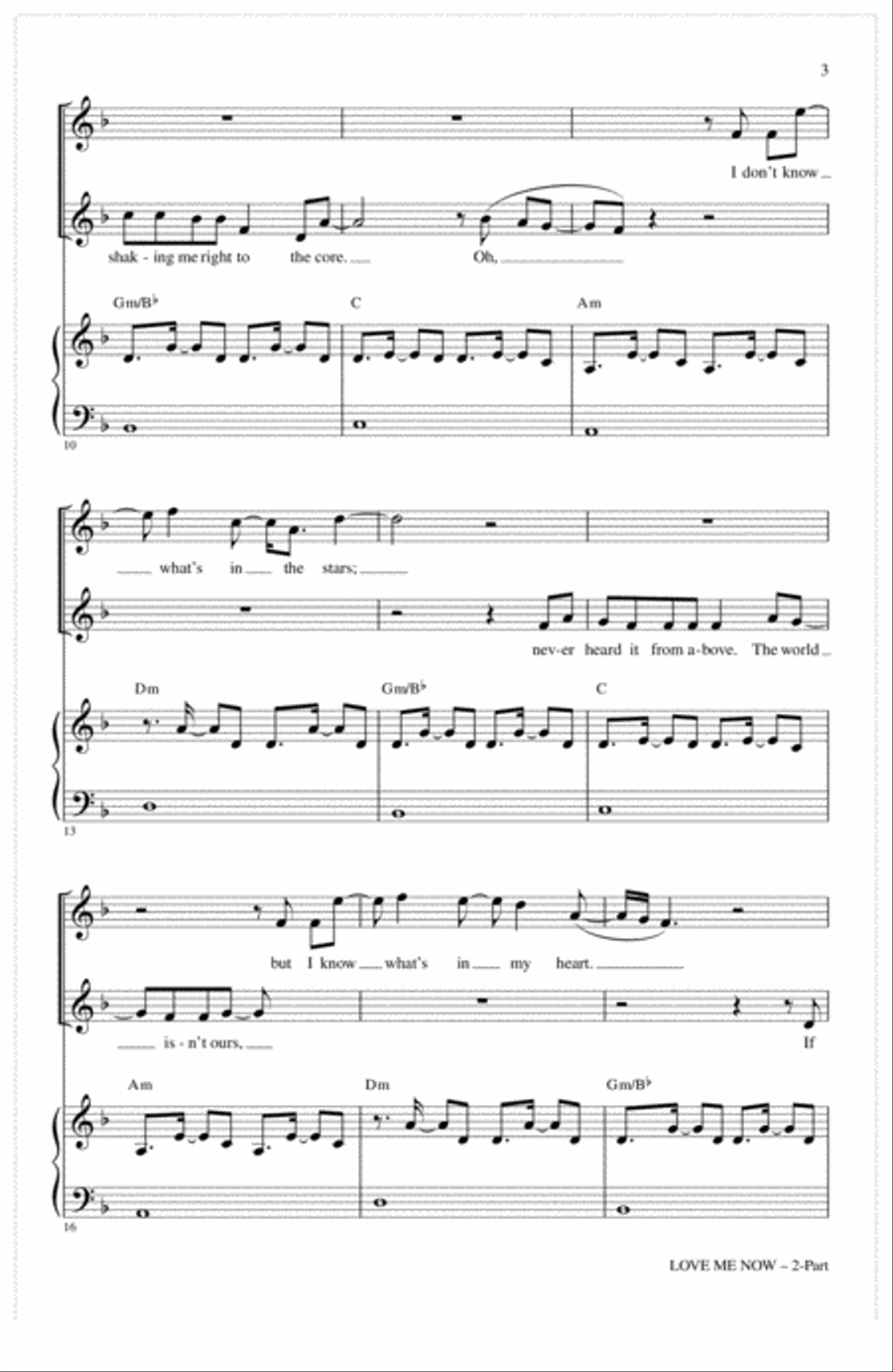Love Me Now Love Me Now 2-Part scores gallery preview page 2