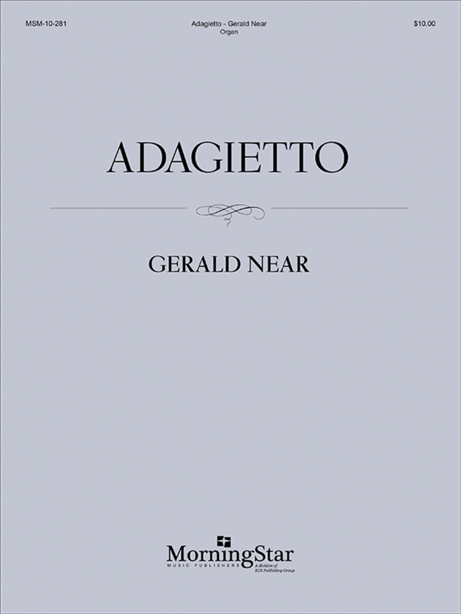 Adagietto Organ scores gallery preview page 1