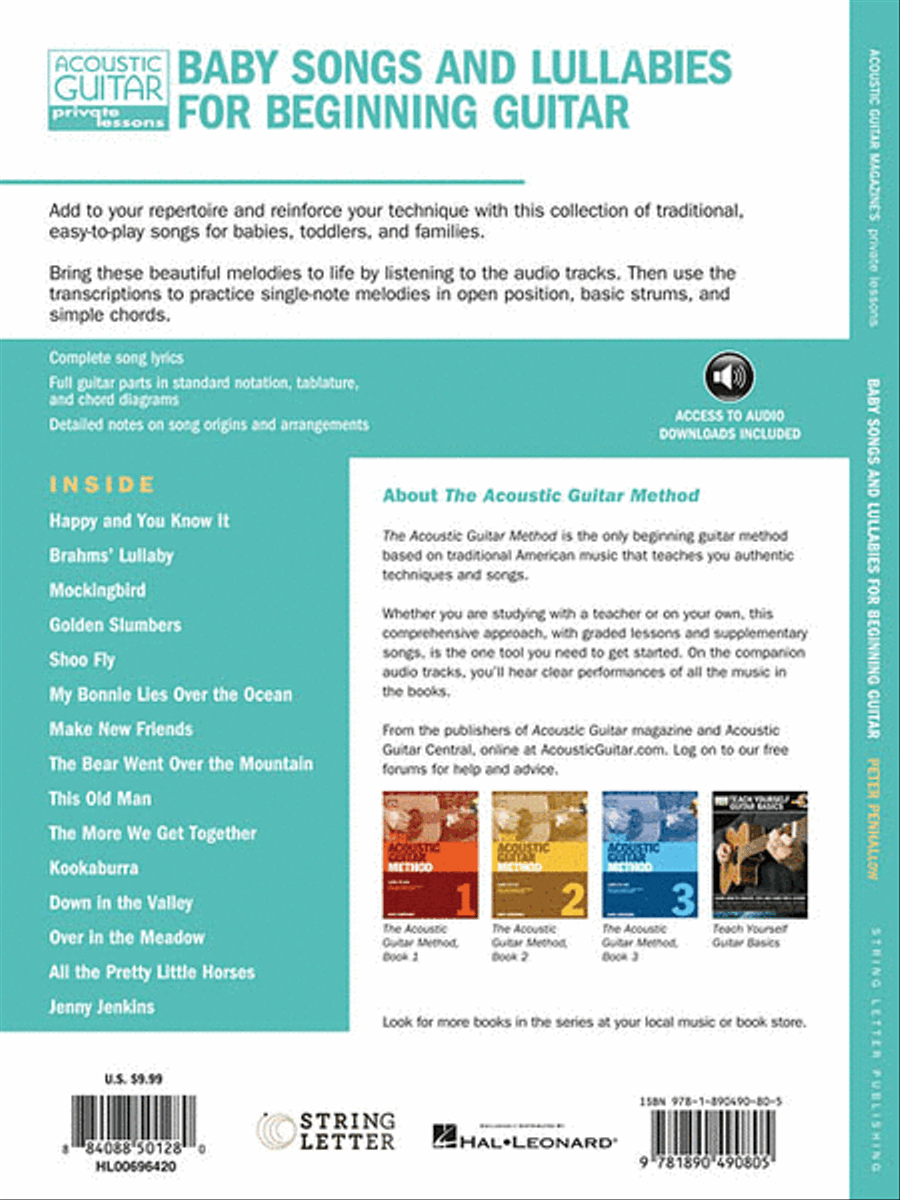 Baby Songs and Lullabies for Beginning Guitar Acoustic Guitar scores gallery preview page 2