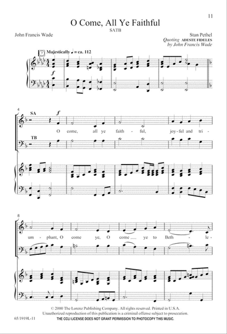 The Perfect Christmas 4-Part scores gallery preview page 13