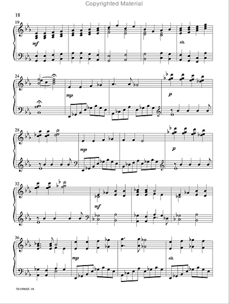 In the Light of the Cross Piano Solo scores gallery preview page 13