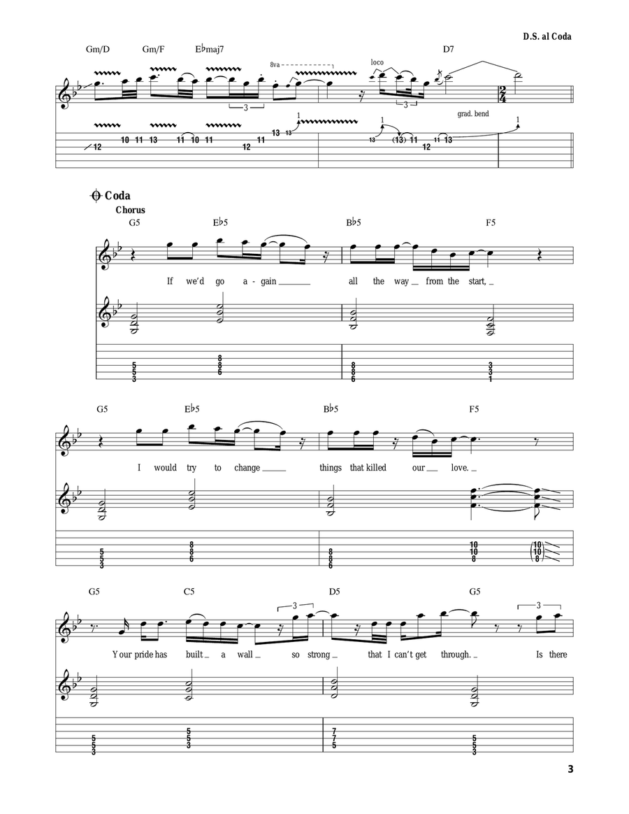 Still Loving You Acoustic Guitar scores gallery preview page 3