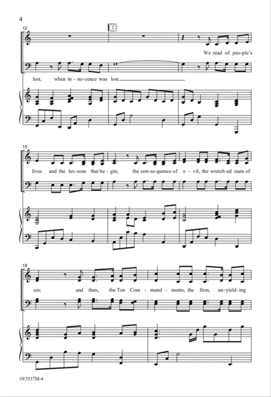 It's All About the Cross 4-Part scores gallery preview page 4