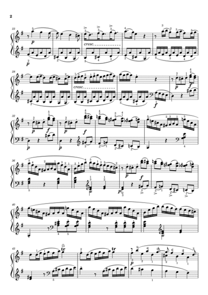 Mozart K.283 Sonata No.5 1st Movement G Major,Piano Solo Sheet image number null