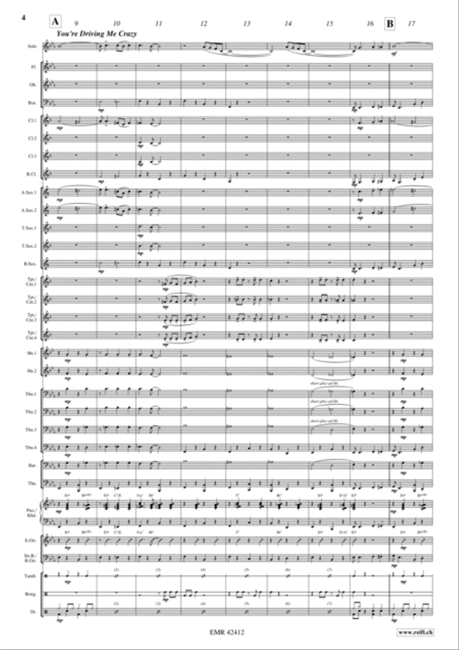 Charleston Medley Charleston Medley Concert Band scores gallery preview page 4