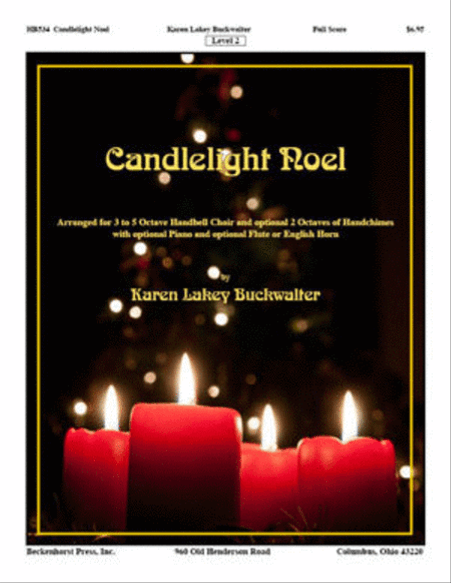 Candlelight Noel - full score Handbell Choir scores gallery preview page 1
