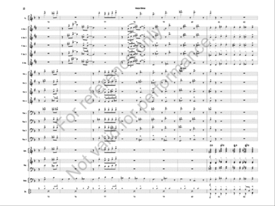 March Bopish Jazz Ensemble scores gallery preview page 12