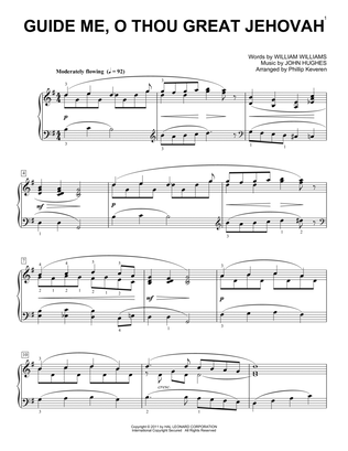 Book cover for Guide Me, O Thou Great Jehovah [Classical version] (arr. Phillip Keveren)