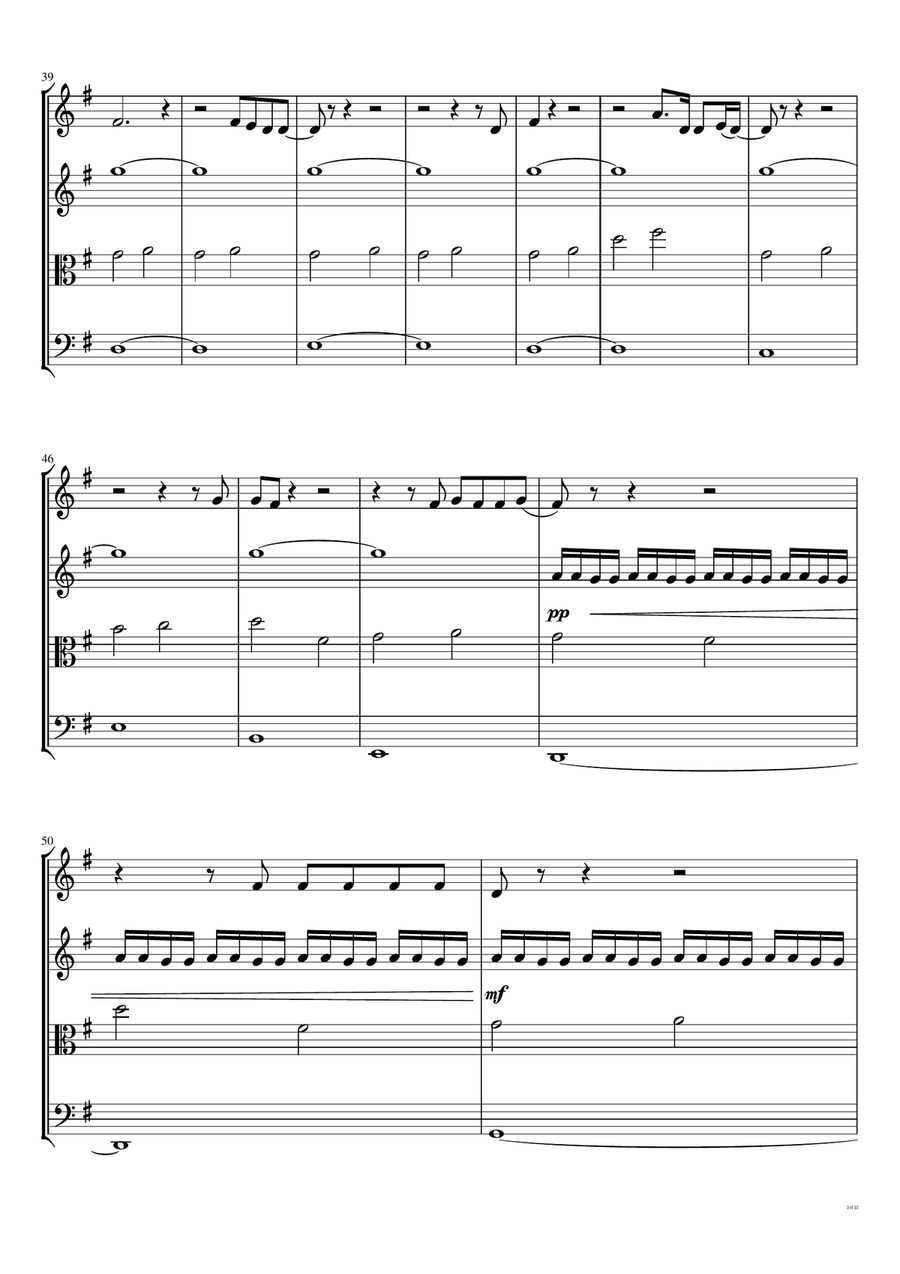 Heroes String Quartet scores gallery preview page 4