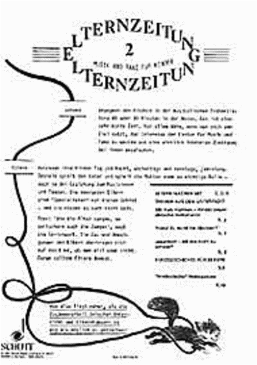 Musikkater Elternzeitung 2 Magazines scores gallery preview page 1