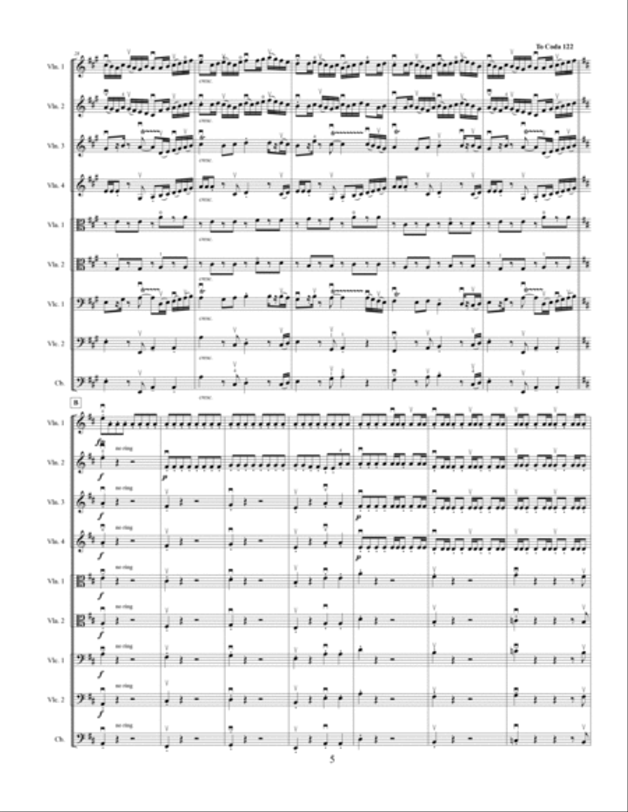 Fiddle Loops - String Orchestra String Quartet scores gallery preview page 6