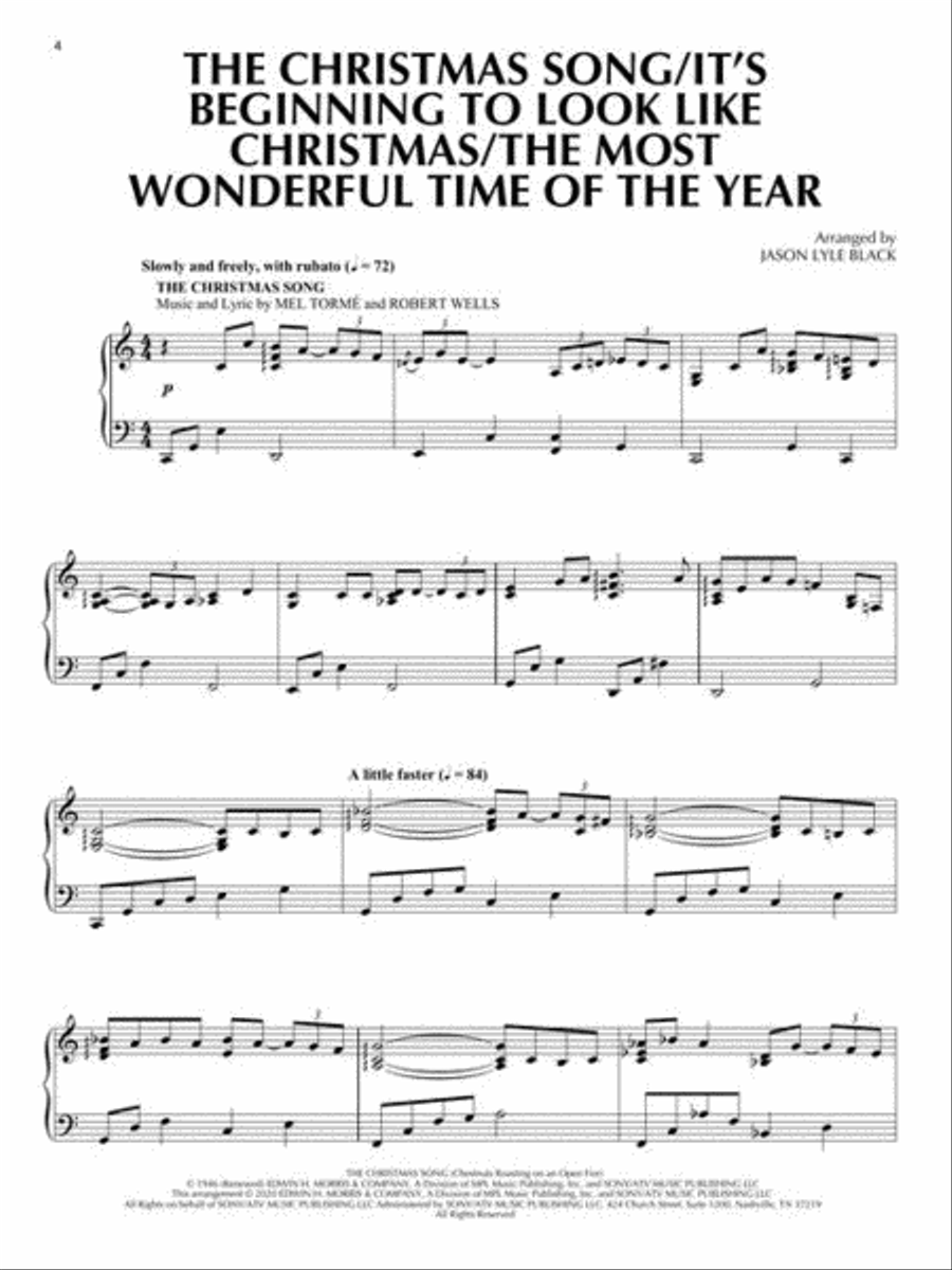 Christmas Medleys for Piano Solo Piano Solo scores gallery preview page 5