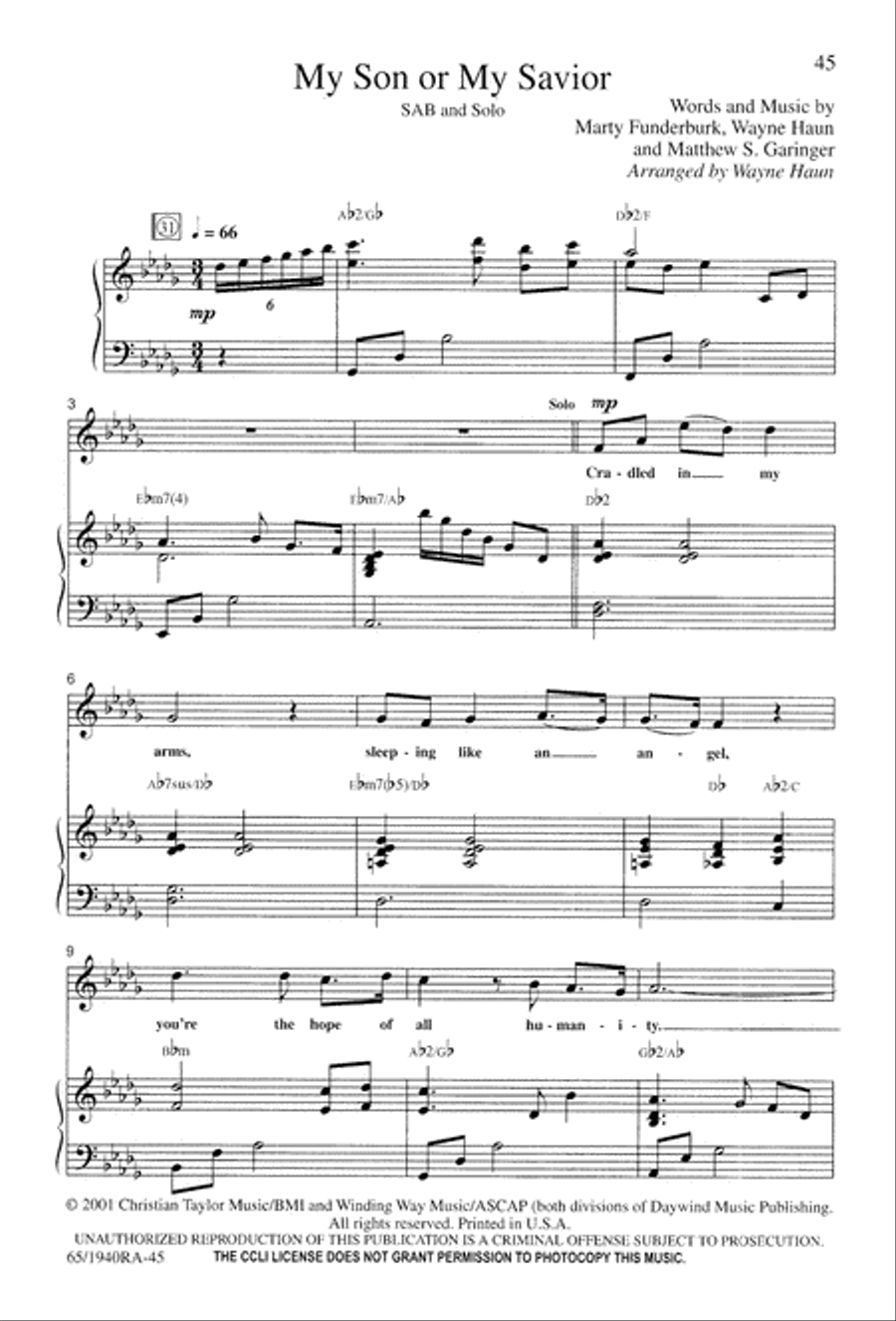 We Will Know Peace 3-Part scores gallery preview page 47