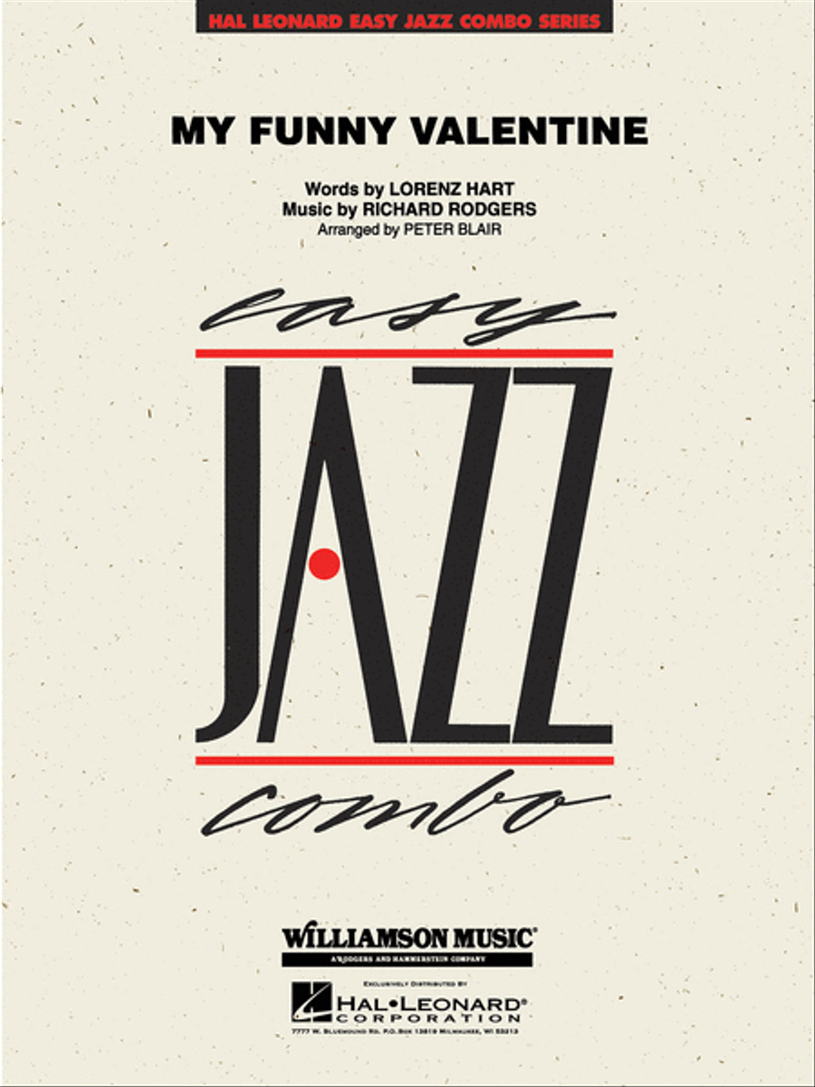 My Funny Valentine Jazz Ensemble scores gallery preview page 1