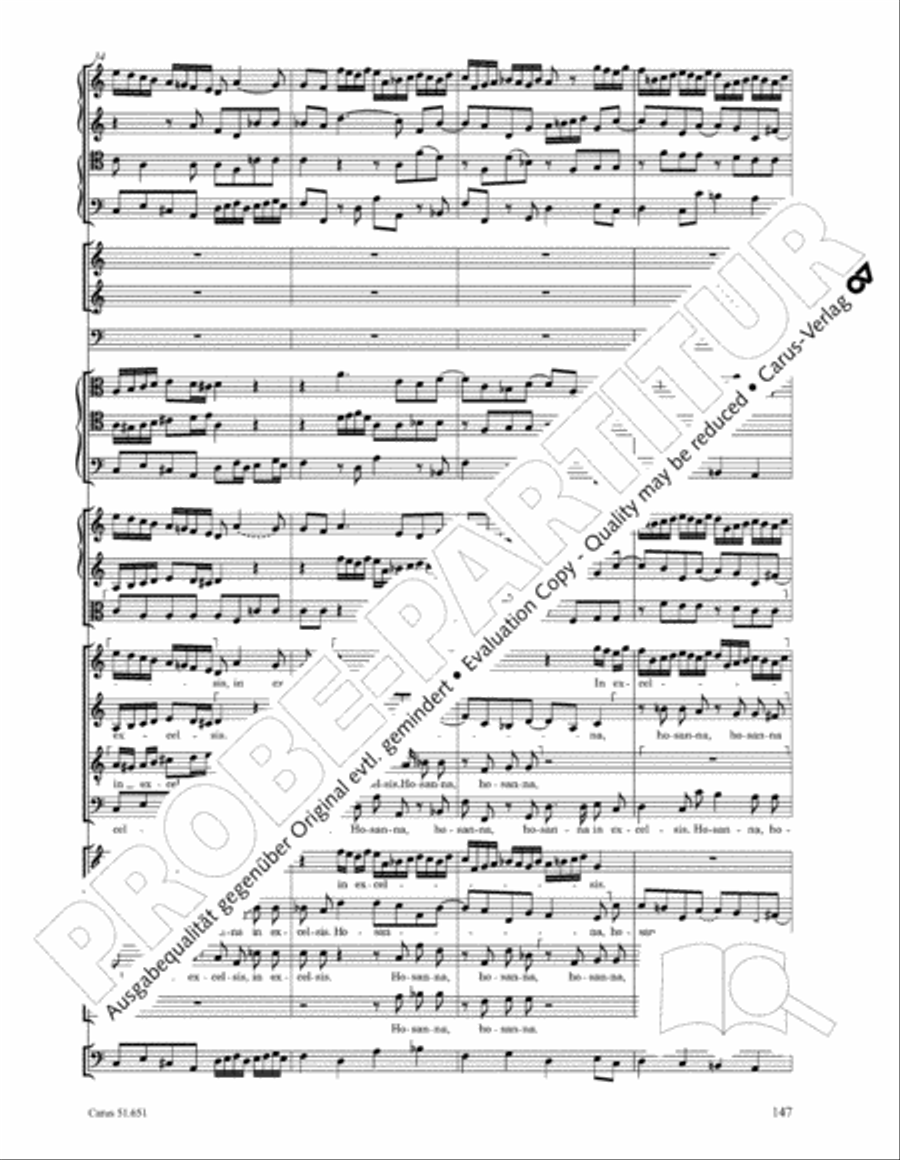 C Minor Mass, K. 427 (Missa in c KV 427) 4-Part scores gallery preview page 163