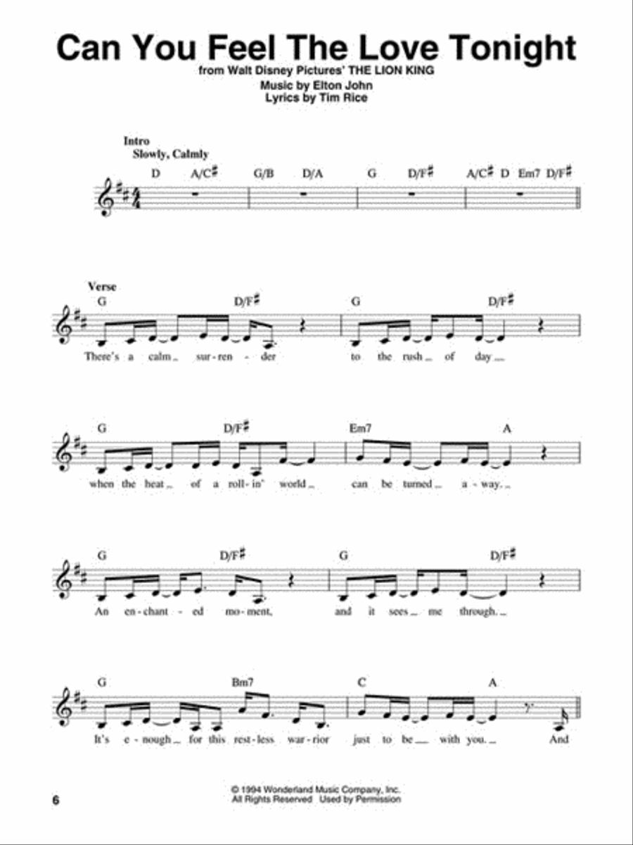 Disney Favorites Disney Favorites Voice scores gallery preview page 3