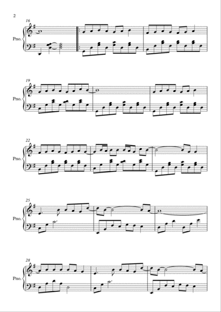 Enchanted Piano Solo scores gallery preview page 2