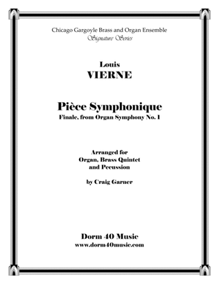 Book cover for Pièce Symphonique, Finale from Organ Symphony No. 1 (for Organ, Brass Quintet and Percussion)