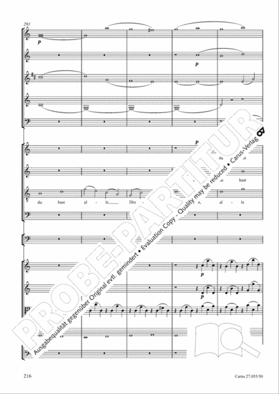 Ein Deutsches Requiem (German Requiem) 4-Part scores gallery preview page 223