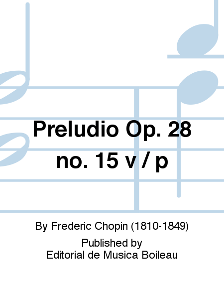 Preludio Op.28 no15 v/p