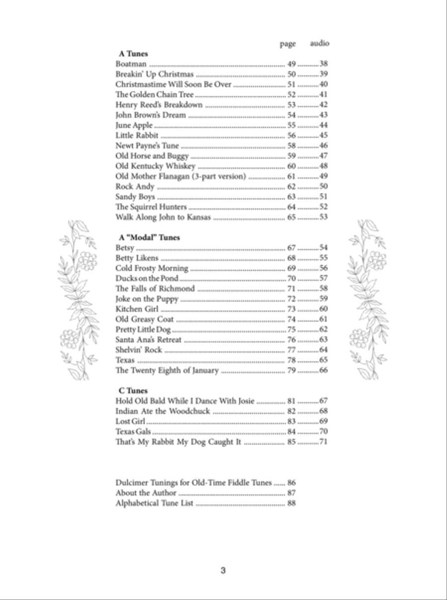 The Complete Book of Old-Time Fiddle Tunes for Appalachian Dulcimer Guitar scores gallery preview page 4