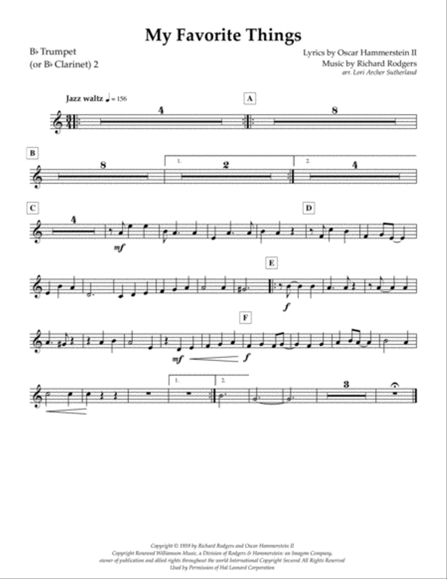 My Favorite Things My Favorite Things Jazz Ensemble scores gallery preview page 5