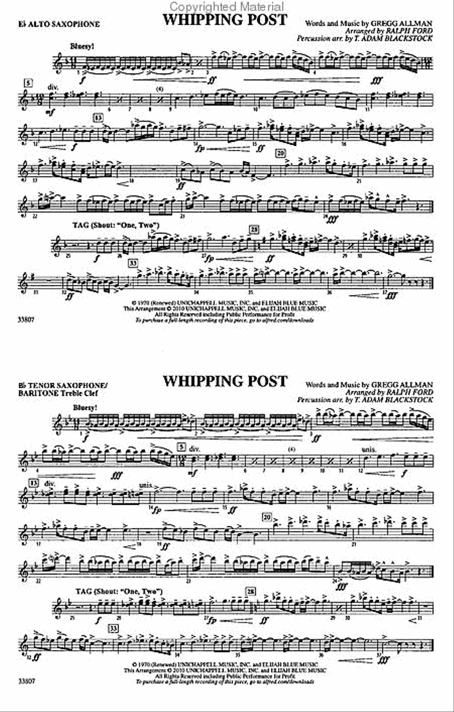 Whipping Post Marching Band scores gallery preview page 4