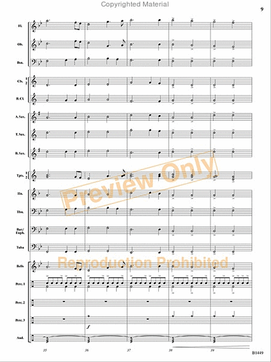 Stampede Concert Band scores gallery preview page 8