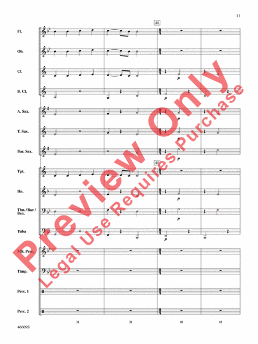 A (Very) Short History of Music Concert Band scores gallery preview page 12
