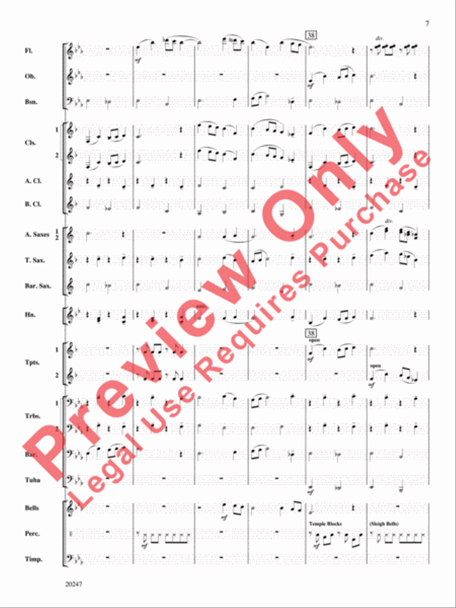 Prairie Schooner Prairie Schooner Concert Band scores gallery preview page 8
