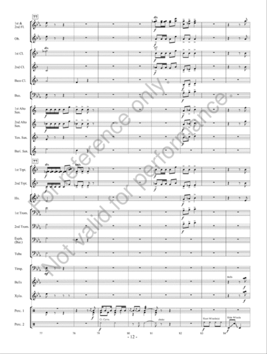 The Toymaker's Workshop Concert Band scores gallery preview page 13