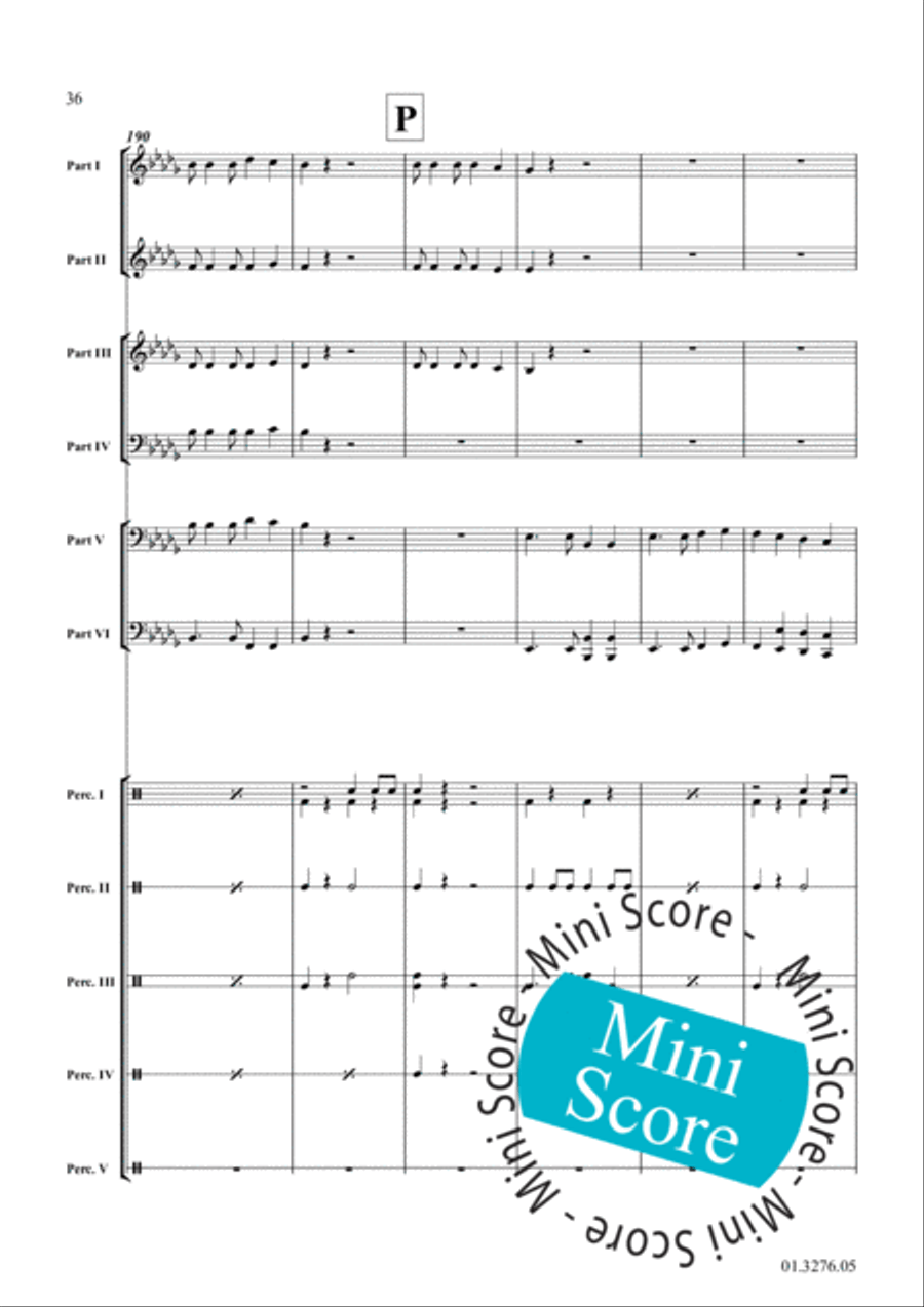 Festivo! Festivo! Concert Band scores gallery preview page 40