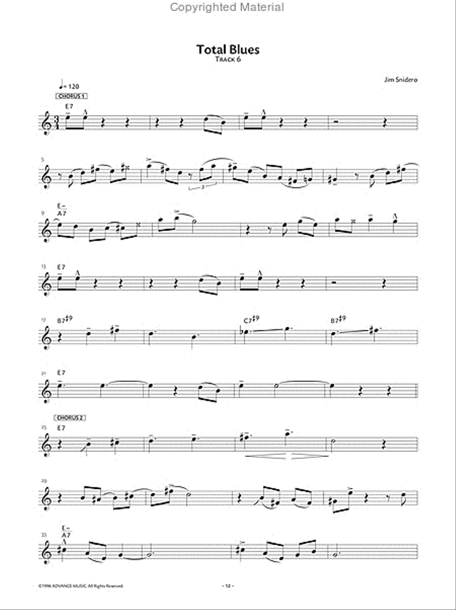 Jazz Conception Alto & Baritone Saxophone Baritone Saxophone scores gallery preview page 4